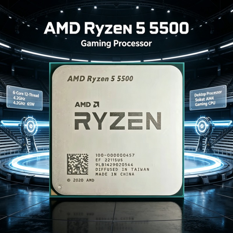 Ryzen 5 5500 AMD CPU Six Cores - Amd Cpu Ryzen 5 review and price
