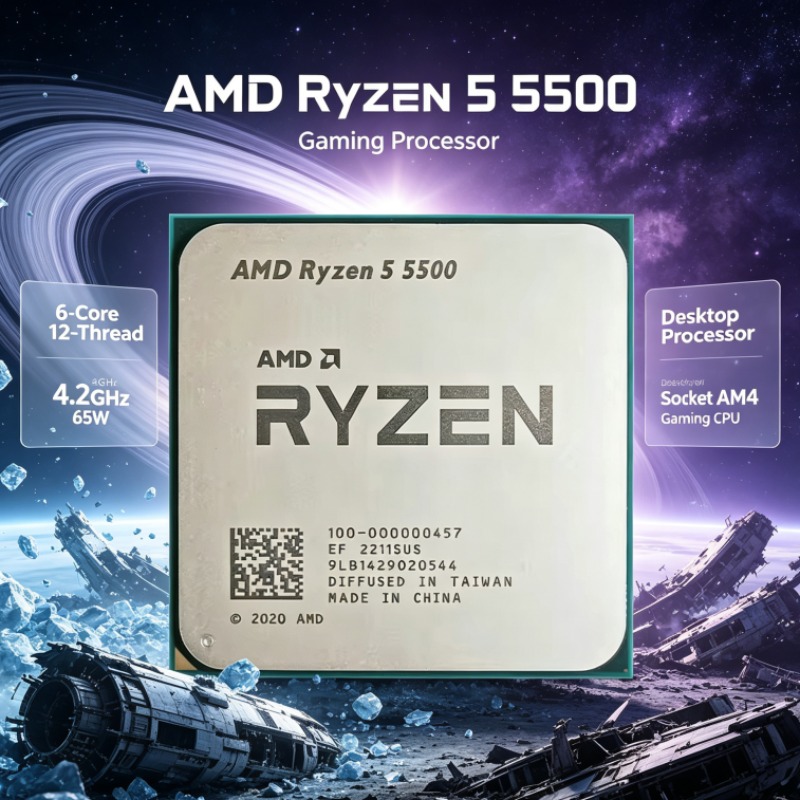 Ryzen 5 5500 AMD CPU Six Cores - Amd Cpu Ryzen 5 review and price