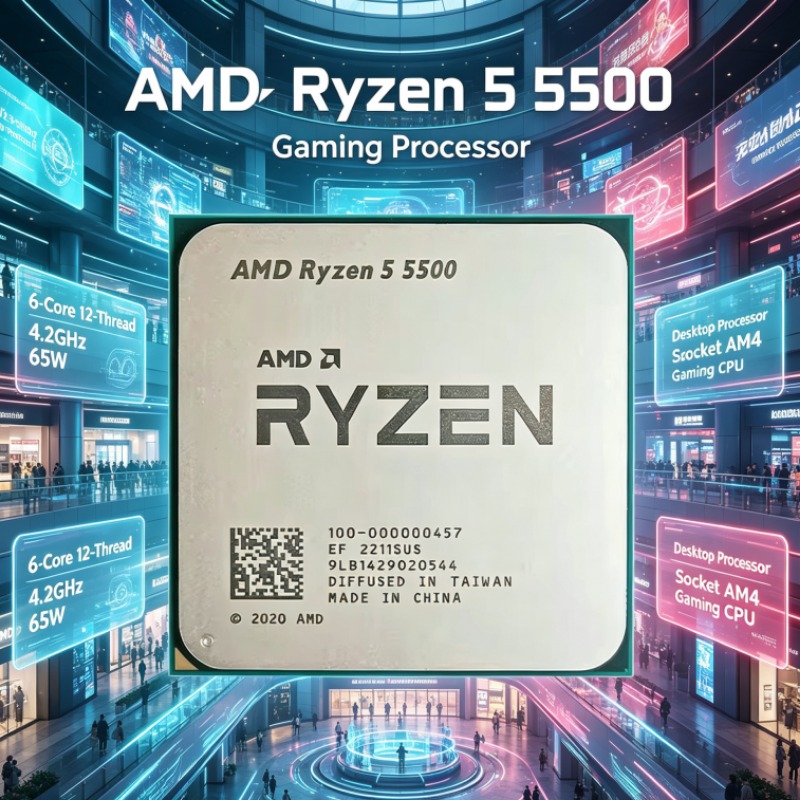 Ryzen 5 5500 AMD CPU Six Cores - Amd Cpu Ryzen 5 review and price