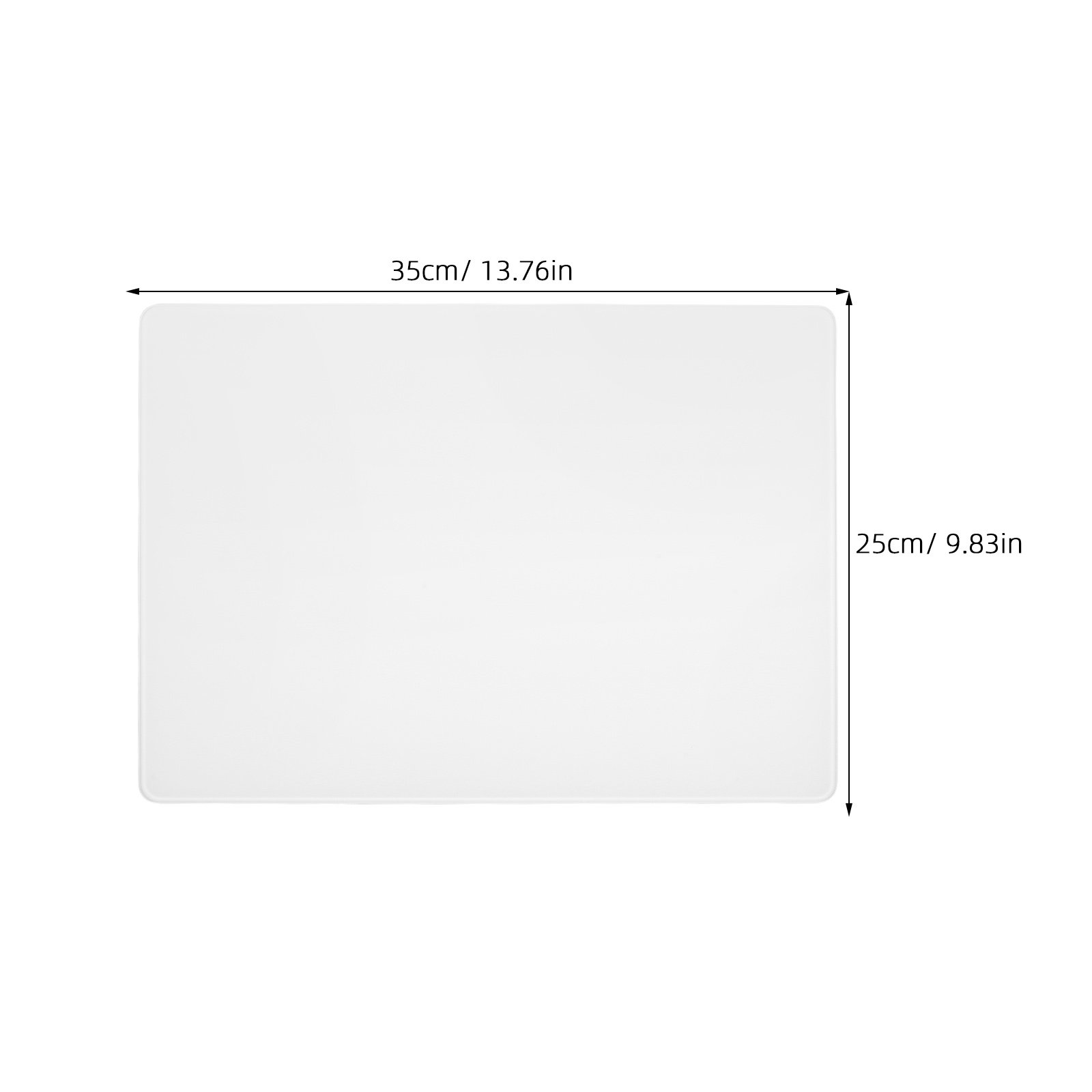 Tempered Glass Mousepad White  - Esports Gaming Competition review and price