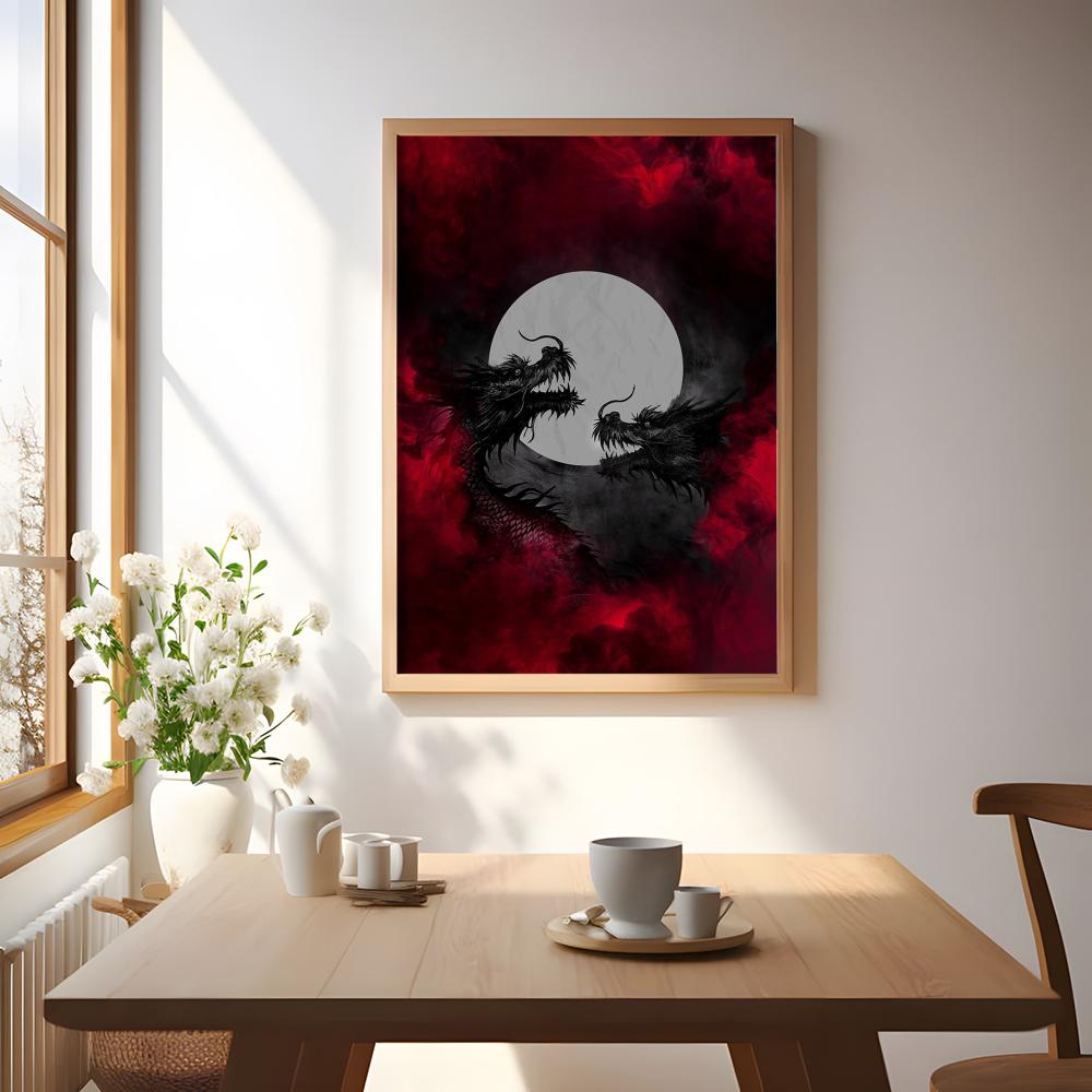 Black Dragon Poster Waterproof - Esports And Gaming Lounge review and price