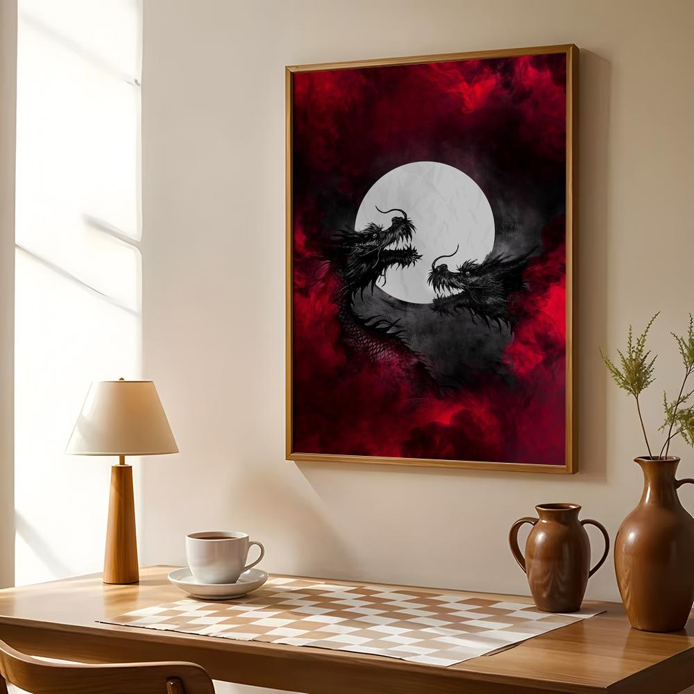 Black Dragon Poster Waterproof - Esports And Gaming Lounge review and price
