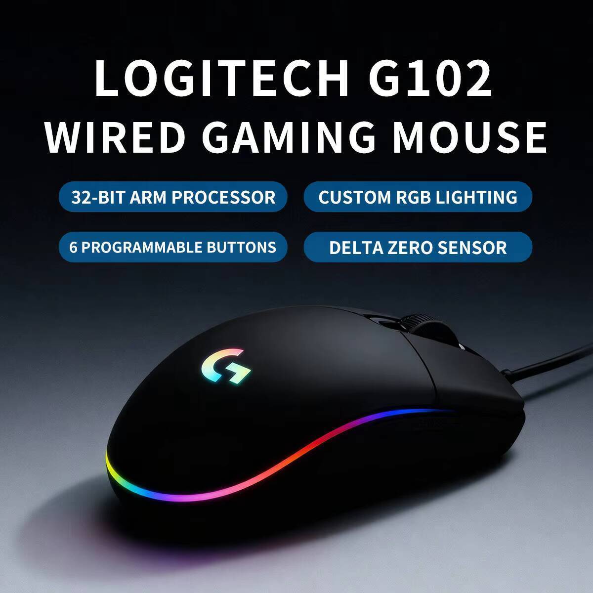 Logitech G102 Gaming Mouse, 8x - Esports Gaming Competition review and price